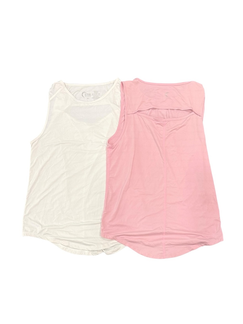 Zyia Horizon Muscle Tank Bundle white/pink Size XS